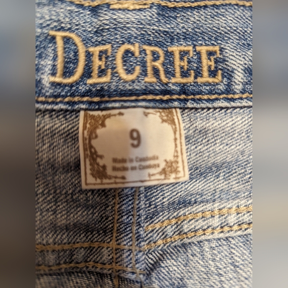 💥 5 for 25 💥 Decree jeans size 9 distressed boyfriend - Picture 8 of 9